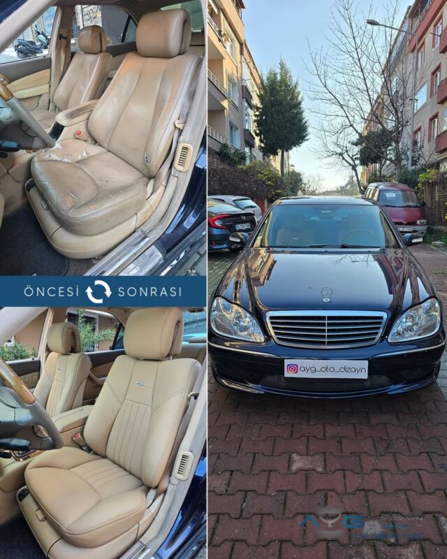 Mercedes S350 Öncesi-Sonrası
Araç sahibine iyi günlerde kullanmasını diliyoruz.🤗

✅Araçta yapılan işlemler:
➡️Koltuk Kaplama
➡️Kapı Döşemesi Kaplama
➡️Tavan Kaplama
➡️Direksiyon Kaplama 
➡️Plastik Aksam Boyama
➡️Emniyet Kemeri Değişimi 
➡️Detaylı Temizlik

💰Fiyat almak için; 0534 968 60 07

Yenilik değişimle başlar!
#mercedess350 #aygotodizayn #otodöşeme #starlight ________________________________________________
🚘 Ayg Oto Dizayn - Profesyonel Oto Deri Döşeme
🌎www.aygotodizayn.com
☎ 0534 968 6007
🏢Ambarlı Mah. Balaban Cad.No:21/A Avcılar/İstanbul