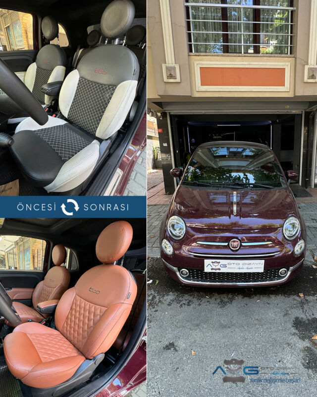 Fiat 500 Öncesi - Sonrası
Araç sahibine iyi günlerde kullanmasını diliyoruz.🤗
✅Araçta yapılan işlemler:
➡️Koltuk Kaplama
➡️Kapı Döşemesi Kaplama

💰Fiyat almak için; 0534 968 60 07

Yenilik değişimle başlar!
#fiat500  #aygotodizayn #otodöşeme #starlight ________________________________________________
🚘 Ayg Oto Dizayn - Profesyonel Oto Deri Döşeme
🌎www.aygotodizayn.com
☎ 0534 968 6007
🏢Ambarlı Mah. Balaban Cad.No:21/A Avcılar/İstanbul