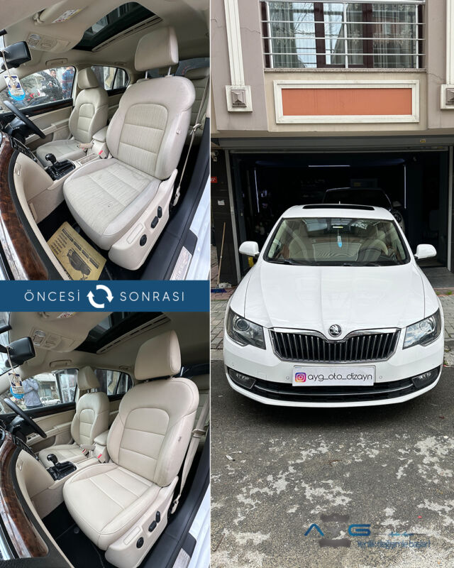 Skoda Superb  Öncesi - Sonrası
Araç sahibine iyi günlerde kullanmasını diliyoruz.🤗
✅Araçta yapılan işlemler:
➡️Koltuk Kaplama
➡️Kapı Döşemesi Kaplama
➡️Direksiyon Kaplama
💰Fiyat almak için; 0534 968 60 07
Yenilik değişimle başlar!
#škodasuperb  #aygotodizayn #otodöşeme #starlight ________________________________________________
🚘 Ayg Oto Dizayn - Profesyonel Oto Deri Döşeme
🌎www.aygotodizayn.com
☎ 0534 968 6007
🏢Ambarlı Mah. Balaban Cad.No:21/A Avcılar/İstanbul