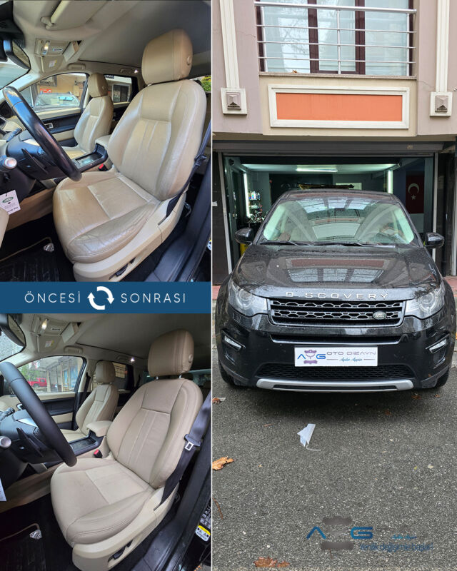 Land Rover Discovery Öncesi-Sonrası
Araç sahibine iyi günlerde kullanmasını diliyoruz.🤗

✅Araçta yapılan işlemler:
➡️Koltuk Kaplama
➡️Kapı Döşemesi Kaplama
➡️Direksiyon Kaplama

💰Fiyat almak için; 0534 968 60 07

Yenilik değişimle başlar!
#landroverdiscovery  #aygotodizayn #otodöşeme #starlight ________________________________________________
🚘 Ayg Oto Dizayn - Profesyonel Oto Deri Döşeme
🌎www.aygotodizayn.com
☎ 0534 968 6007
🏢Ambarlı Mah. Balaban Cad.No:21/A Avcılar/İstanbul