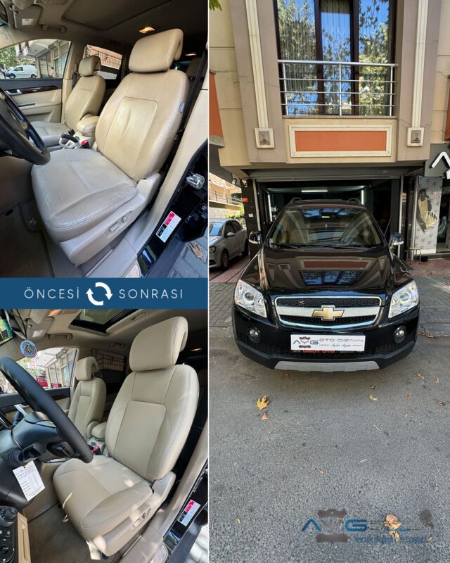 Chevrolet Captiva Öncesi - Sonrası
Araç sahibine iyi günlerde kullanmasını diliyoruz.🤗

✅Araçta yapılan işlemler:
➡️Koltuk Kaplama
➡️Kapı Döşemesi Kaplama
➡️Direksiyon Kaplama

💰Fiyat almak için; 0534 968 60 07

Yenilik değişimle başlar!
#chevroletcaptiva  #aygotodizayn #otodöşeme #starlight ________________________________________________
🚘 Ayg Oto Dizayn - Profesyonel Oto Deri Döşeme
🌎www.aygotodizayn.com
☎ 0534 968 6007
🏢Ambarlı Mah. Balaban Cad.No:21/A Avcılar/İstanbul