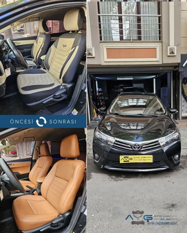Toyota Corolla Öncesi-Sonrası
Araç sahibine iyi günlerde kullanmasını diliyoruz.🤗

✅Araçta yapılan işlemler:
➡️Koltuk Kaplama
➡️Kapı Döşemesi Kaplama
➡️Plastik Aksam Boyama 
➡️Direksiyon Kaplama
➡️Renkli Emniyet Kemeri
➡️Ambiyans Aydınlatma

💰Fiyat almak için; 0534 968 60 07

Yenilik değişimle başlar!
#toyotacorolla #aygotodizayn #otodöşeme #starlight ________________________________________________
🚘 Ayg Oto Dizayn - Profesyonel Oto Deri Döşeme
🌎www.aygotodizayn.com
☎ 0534 968 6007
🏢Ambarlı Mah. Balaban Cad.No:21/A Avcılar/İstanbul