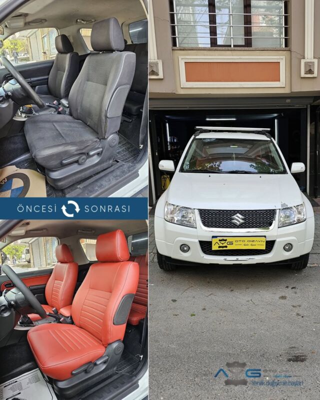 Suzuki Vitara Öncesi-Sonrası
Araç sahibine iyi günlerde kullanmasını diliyoruz.🤗

✅Araçta yapılan işlemler:
➡️Koltuk Kaplama
➡️Kapı Döşemesi Kaplama
➡️Direksiyon Kaplama
➡️İç Detaylı Temizlik

💰Fiyat almak için; 0534 968 60 07

Yenilik değişimle başlar!
#suzukivitara #aygotodizayn #otodöşeme #starlight ________________________________________________
🚘 Ayg Oto Dizayn - Profesyonel Oto Deri Döşeme
🌎www.aygotodizayn.com
☎ 0534 968 6007
🏢Ambarlı Mah. Balaban Cad.No:21/A Avcılar/İstanbul