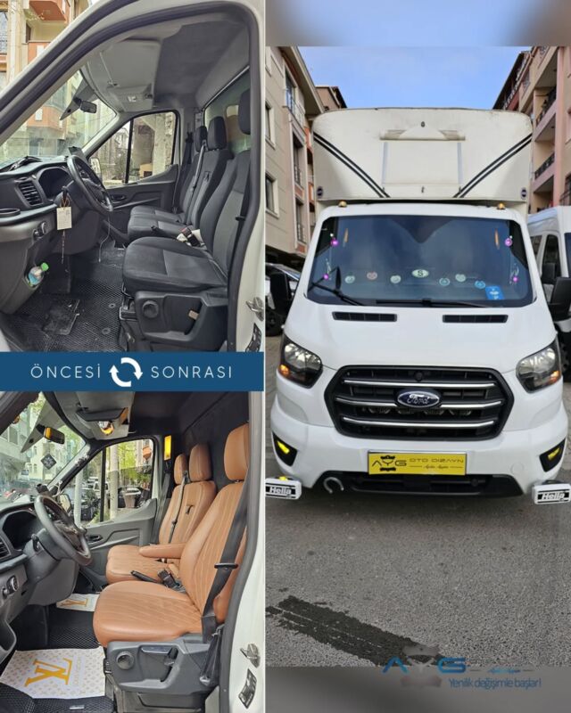 Ford Transit Öncesi-Sonrası
Araç sahibine iyi günlerde kullanmasını diliyoruz.🤗

✅Araçta yapılan işlemler:
➡️Koltuk Kaplama
➡️Plastik Aksam Boyama 
➡️Direksiyon Kaplama
➡️Tavan Kaplama

💰Fiyat almak için; 0534 968 60 07

Yenilik değişimle başlar!
#fordtransit #aygotodizayn #otodöşeme #starlight ________________________________________________
🚘 Ayg Oto Dizayn - Profesyonel Oto Deri Döşeme
🌎www.aygotodizayn.com
☎ 0534 968 6007
🏢Ambarlı Mah. Balaban Cad.No:21/A Avcılar/İstanbul