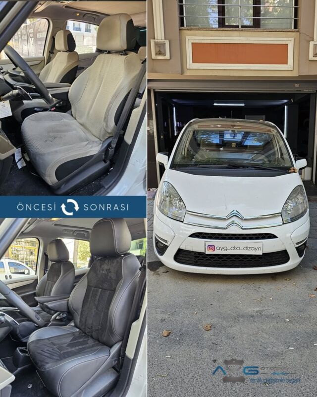 Citroen Picasso Öncesi - Sonrası
Araç sahibine iyi günlerde kullanmasını diliyoruz.🤗
✅Araçta yapılan işlemler:
➡️Koltuk Döşeme
➡️Kapı Döşeme
➡️Direksiyon Kaplama
➡️Tuş Restorasyonu
➡️Plastik Aksam Boyama
💰Fiyat almak için; 0534 968 60 07
Yenilik değişimle başlar!
#citroenpicasso #aygotodizayn #otodöşeme #starlight _______________________________________________
🚘 Ayg Oto Dizayn - Profesyonel Oto Deri Döşeme
🌎www.aygotodizayn.com
☎ 0534 968 6007
🏢Ambarlı Mah. Balaban Cad.No:21/A Avcılar/İstanbul