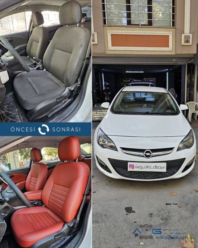 Opel Astra  Öncesi - Sonrası
Araç sahibine iyi günlerde kullanmasını diliyoruz.🤗
✅Araçta yapılan işlemler:
➡️Koltuk Döşeme
➡️Kapı Döşeme
➡️Tavan Kaplama
➡️Direksiyon Kaplama
➡️Plastik Aksam Boyama 
💰Fiyat almak için; 0534 968 60 07
Yenilik değişimle başlar!
#opelastra  #aygotodizayn #otodöşeme #starlight _______________________________________________
🚘 Ayg Oto Dizayn - Profesyonel Oto Deri Döşeme
🌎www.aygotodizayn.com
☎ 0534 968 6007
🏢Ambarlı Mah. Balaban Cad.No:21/A Avcılar/İstanbul