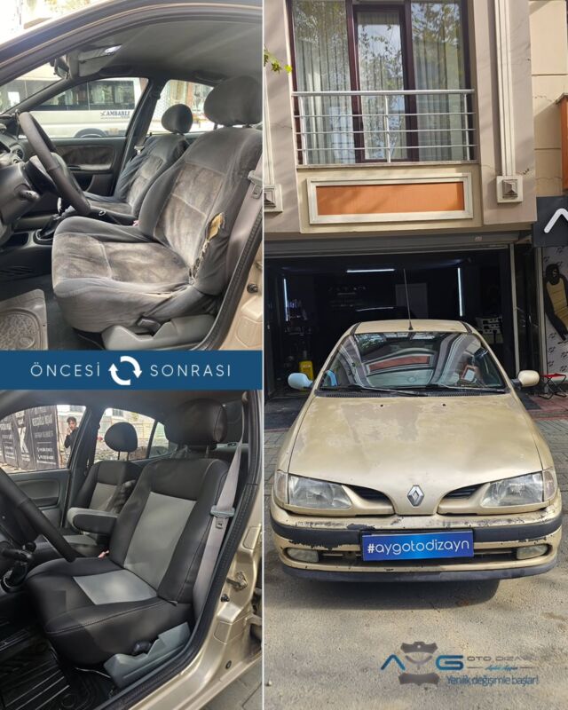 Renault Megane Öncesi - Sonrası
Araç sahibine iyi günlerde kullanmasını diliyoruz.🤗

✅Araçta yapılan işlemler:
➡️Koltuk Döşeme 
➡️Kapı Döşemesi Kaplama
➡️Kolçak Ekleme

💰Fiyat almak için; 0534 968 60 07
Yenilik değişimle başlar!
_______________________________________________
🚘 Ayg Oto Dizayn - Profesyonel Oto Deri Döşeme
🌎www.aygotodizayn.com
☎ 0534 968 6007
🏢Ambarlı Mah. Balaban Cad.No:21/A Avcılar/İstanbul