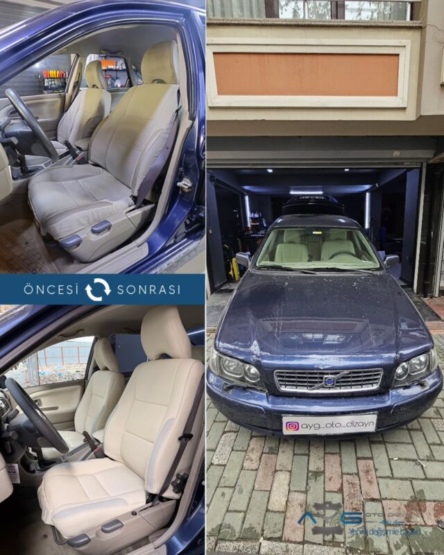 Volvo S40 Öncesi - Sonrası
Araç sahibine iyi günlerde kullanmasını diliyoruz.🤗

✅Araçta yapılan işlemler:
➡️Koltuk Döşeme 
➡️Kapı Döşemesi Kaplama
➡️Direksiyon Kaplama
➡️Koltuk Isıtma

💰Fiyat almak için; 0534 968 60 07
Yenilik değişimle başlar!
_______________________________________________
🚘 Ayg Oto Dizayn - Profesyonel Oto Deri Döşeme
🌎www.aygotodizayn.com
☎ 0534 968 6007
🏢Ambarlı Mah. Balaban Cad.No:21/A Avcılar/İstanbul