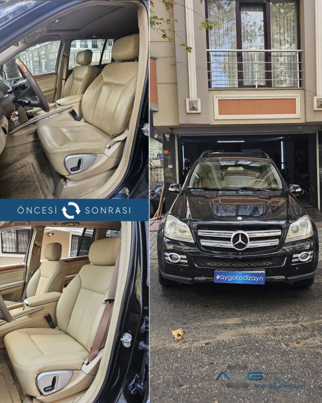 Mercedes GL Serisi Öncesi - Sonrası
Araç sahibine iyi günlerde kullanmasını diliyoruz.🤗

✅Araçta yapılan işlemler:
➡️Koltuk Döşeme 
➡️Kapı Döşemesi Kaplama
➡️Direksiyon Kaplama
➡️Detaylı Temizlik
➡️Emniyet Kemeri Değişimi

💰Fiyat almak için; 0534 968 60 07
Yenilik değişimle başlar!
_______________________________________________
🚘 Ayg Oto Dizayn - Profesyonel Oto Deri Döşeme
🌎www.aygotodizayn.com
☎ 0534 968 6007
🏢Ambarlı Mah. Balaban Cad.No:21/A Avcılar/İstanbul