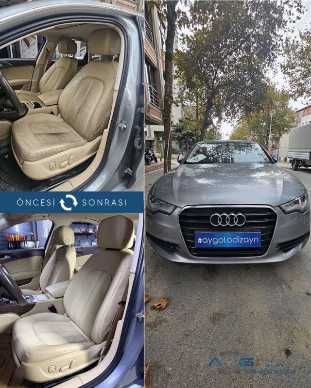 Audi A6 Öncesi - Sonrası
Araç sahibine iyi günlerde kullanmasını diliyoruz.🤗

✅Araçta yapılan işlemler:
➡️Koltuk Döşeme 
➡️Kapı Döşemesi Kaplama
➡️Detaylı Temizlik
➡️Plastik Aksam Boyama
➡️Emniyet Kemeri Yenileme

💰Fiyat almak için; 0534 968 60 07
Yenilik değişimle başlar!
_______________________________________________
🚘 Ayg Oto Dizayn - Profesyonel Oto Deri Döşeme
🌎www.aygotodizayn.com
☎ 0534 968 6007
🏢Ambarlı Mah. Balaban Cad.No:21/A Avcılar/İstanbul