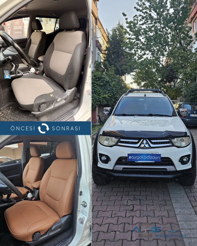 Mitsubishi L200 Serisi Öncesi - Sonrası
Araç sahibine iyi günlerde kullanmasını diliyoruz.🤗

✅Araçta yapılan işlemler:
➡️Koltuk Döşeme 
➡️Direksiyon Kaplama
➡️Detaylı Temizlik
➡️Koltuk Isıtma

💰Fiyat almak için; 0534 968 60 07
Yenilik değişimle başlar!
_______________________________________________
🚘 Ayg Oto Dizayn - Profesyonel Oto Deri Döşeme
🌎www.aygotodizayn.com
☎ 0534 968 6007
🏢Ambarlı Mah. Balaban Cad.No:21/A Avcılar/İstanbul