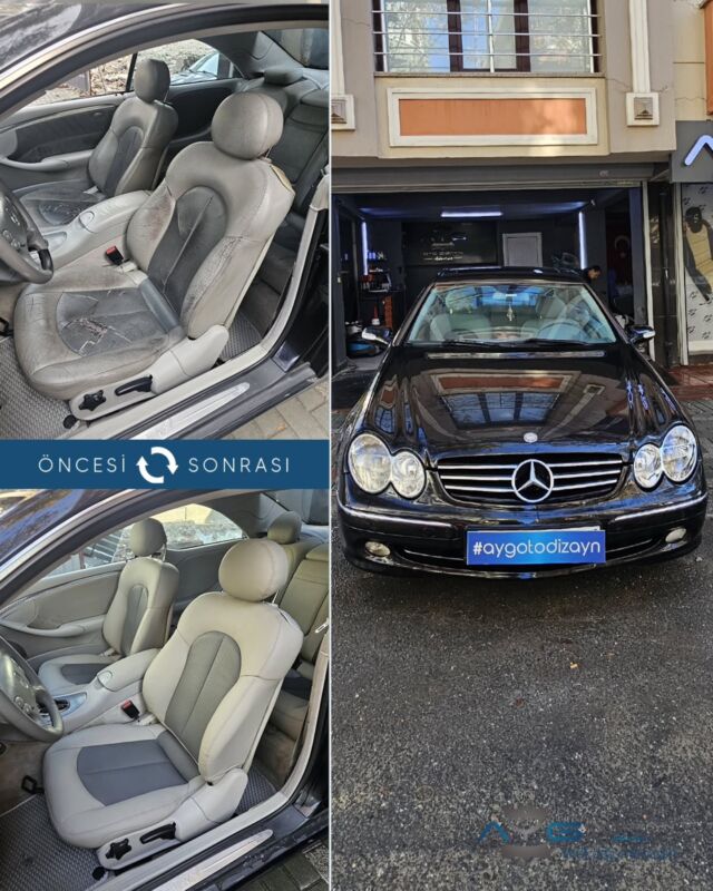 Mercedes CLK 240 Öncesi - Sonrası
Araç sahibine iyi günlerde kullanmasını diliyoruz.🤗

✅Araçta yapılan işlemler:
➡️Koltuk Döşeme
➡️Kapı Döşemesi kaplama
➡️Direksiyon Kaplama
➡️Detaylı Temizlik

💰Fiyat almak için; 0534 968 60 07
Yenilik değişimle başlar!
_______________________________________________
🚘 Ayg Oto Dizayn - Profesyonel Oto Deri Döşeme
🌎www.aygotodizayn.com
☎ 0534 968 6007
🏢Ambarlı Mah. Balaban Cad.No:21/A Avcılar/İstanbul