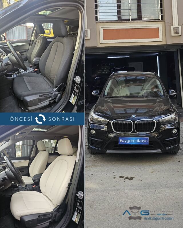 Bmw X1 Öncesi - Sonrası
Araç sahibine iyi günlerde kullanmasını diliyoruz.🤗

✅Araçta yapılan işlemler:
➡️Koltuk Döşeme 
➡️Kapı Döşemesi Kaplama

💰Fiyat almak için; 0534 968 60 07
Yenilik değişimle başlar!
_______________________________________________
🚘 Ayg Oto Dizayn - Profesyonel Oto Deri Döşeme
🌎www.aygotodizayn.com
☎ 0534 968 6007
🏢Ambarlı Mah. Balaban Cad.No:21/A Avcılar/İstanbul
