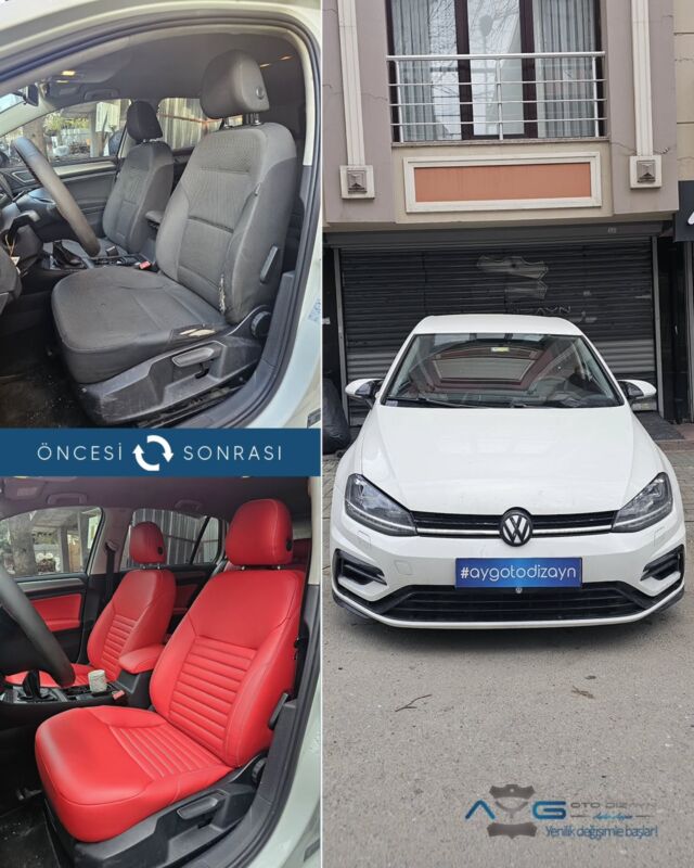 Volkswagen Golf Öncesi - Sonrası
Araç sahibine iyi günlerde kullanmasını diliyoruz.🤗

✅Araçta yapılan işlemler:
➡️Koltuk Döşeme
➡️Kapı Döşemesi Kaplama

💰Fiyat almak için; 0534 968 60 07
Yenilik değişimle başlar!
_______________________________________________
🚘 Ayg Oto Dizayn - Profesyonel Oto Deri Döşeme
🌎www.aygotodizayn.com
☎ 0534 968 6007
🏢Ambarlı Mah. Balaban Cad.No:21/A Avcılar/İstanbul