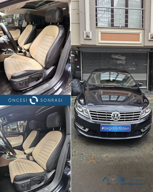 Volkswagen CC Öncesi - Sonrası
Araç sahibine iyi günlerde kullanmasını diliyoruz.🤗

✅Araçta yapılan işlemler:
➡️Koltuk Döşeme
➡️Tavan Siyaha Dönüşüm
➡️Araca özel Paspas

💰Fiyat almak için; 0534 968 60 07
Yenilik değişimle başlar!
_______________________________________________
🚘 Ayg Oto Dizayn - Profesyonel Oto Deri Döşeme
🌎www.aygotodizayn.com
☎ 0534 968 6007
🏢Ambarlı Mah. Balaban Cad.No:21/A Avcılar/İstanbul