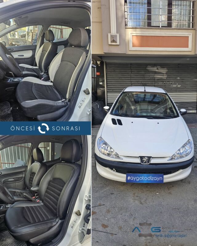 Peugeot 206 Öncesi - Sonrası
Araç sahibine iyi günlerde kullanmasını diliyoruz.🤗

✅Araçta yapılan işlemler:
➡️Koltuk Döşeme
➡️Kapı Döşemesi Kaplama

💰Fiyat almak için; 0534 968 60 07
Yenilik değişimle başlar!
_______________________________________________
🚘 Ayg Oto Dizayn - Profesyonel Oto Deri Döşeme
🌎www.aygotodizayn.com
☎ 0534 968 6007
🏢Ambarlı Mah. Balaban Cad.No:21/A Avcılar/İstanbul