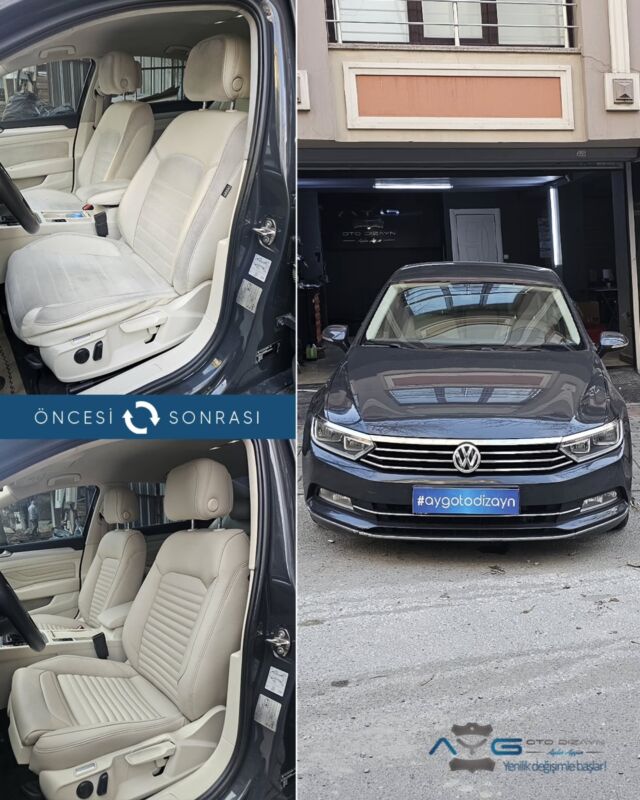 Volkswagen Passat Öncesi - Sonrası
Araç sahibine iyi günlerde kullanmasını diliyoruz.🤗

✅Araçta yapılan işlemler:
➡️Koltuk Döşeme 
➡️Kapı Döşemesi Kaplama
➡️Tavan Kaplama

💰Fiyat almak için; 0534 968 60 07
Yenilik değişimle başlar!
_______________________________________________
🚘 Ayg Oto Dizayn - Profesyonel Oto Deri Döşeme
🌎www.aygotodizayn.com
☎ 0534 968 6007
🏢Ambarlı Mah. Balaban Cad.No:21/A Avcılar/İstanbul