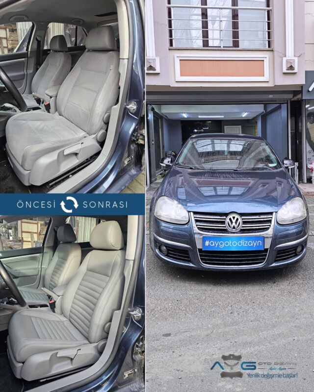 Volkswagen Jetta Öncesi - Sonrası
Araç sahibine iyi günlerde kullanmasını diliyoruz.🤗

✅Araçta yapılan işlemler:
➡️Koltuk Döşeme 
➡️Kapı Döşemesi Kaplama

💰Fiyat almak için; 0534 968 60 07
Yenilik değişimle başlar!
_______________________________________________
🚘 Ayg Oto Dizayn - Profesyonel Oto Deri Döşeme
🌎www.aygotodizayn.com
☎ 0534 968 6007
🏢Ambarlı Mah. Balaban Cad.No:21/A Avcılar/İstanbul