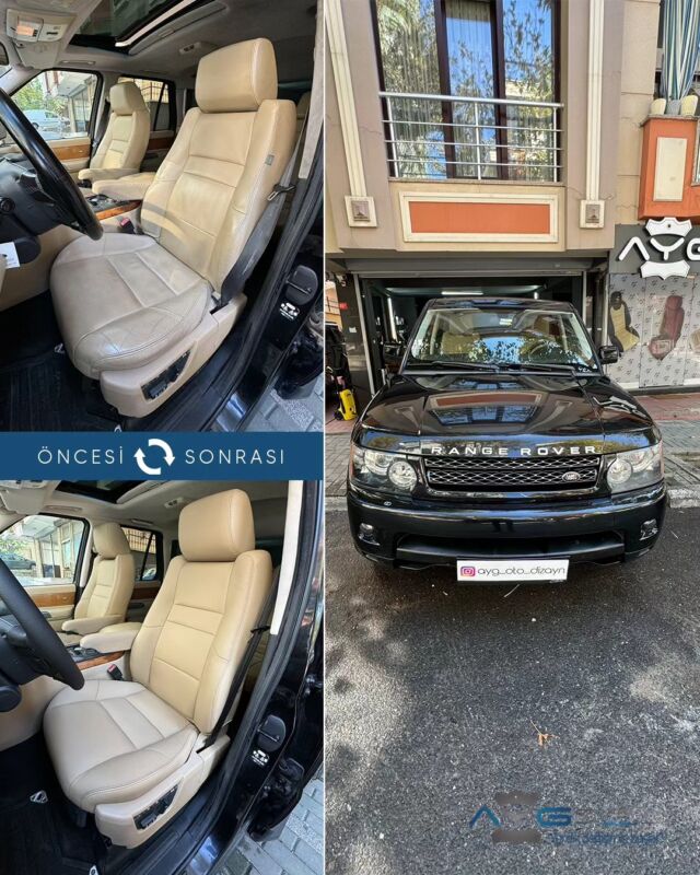 Range Rover Öncesi - Sonrası
Araç sahibine iyi günlerde kullanmasını diliyoruz.🤗

✅Araçta yapılan işlemler:
➡️Ön İki Koltuk Deri Döşeme
➡️Kapı Döşemesi Kaplama
➡️Direksiyon Kaplama
➡️Tavan Kaplama

💰Fiyat almak için; 0534 968 60 07

Yenilik değişimle başlar!
#rangerover  #aygotodizayn #otodöşeme #starlight 
 ________________________________________________
🚘 Ayg Oto Dizayn - Profesyonel Oto Deri Döşeme
🌎www.aygotodizayn.com
☎ 0534 968 6007
🏢Ambarlı Mah. Balaban Cad.No:21/A Avcılar/İstanbul