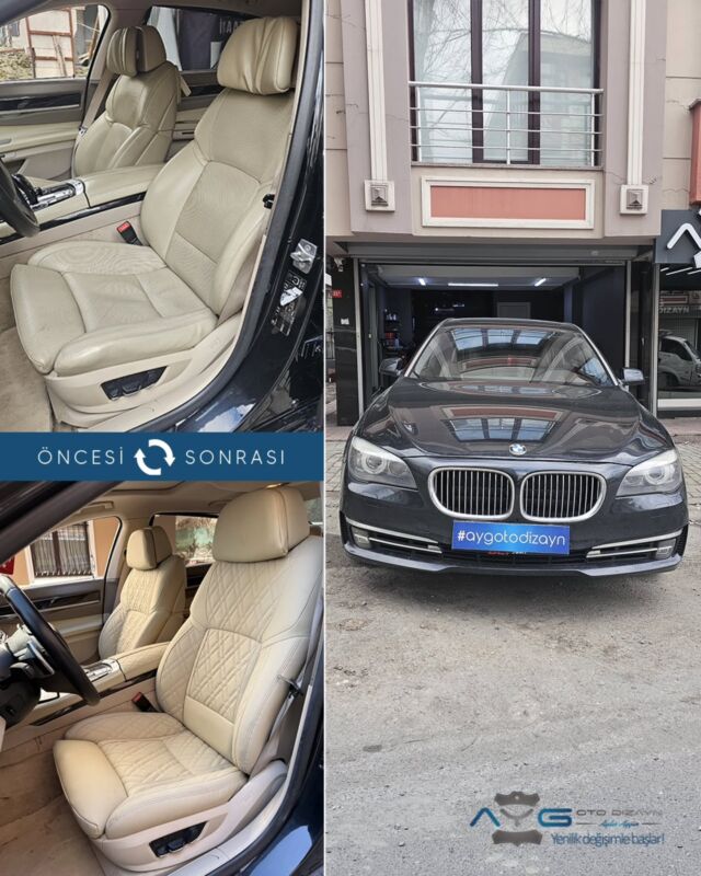 Bmw 7 Serisi Öncesi - Sonrası
Araç sahibine iyi günlerde kullanmasını diliyoruz.🤗

✅Araçta yapılan işlemler:
➡️Koltuk Döşeme 
➡️Kapı Döşemesi Kaplama

💰Fiyat almak için; 0534 968 60 07
Yenilik değişimle başlar!
_______________________________________________
🚘 Ayg Oto Dizayn - Profesyonel Oto Deri Döşeme
🌎www.aygotodizayn.com
☎ 0534 968 6007
🏢Ambarlı Mah. Balaban Cad.No:21/A Avcılar/İstanbul