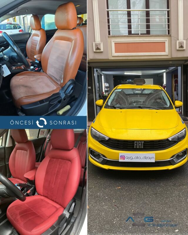 Fiat Egea  Öncesi-Sonrası
Araç sahibine iyi günlerde kullanmasını diliyoruz.🤗

✅Araçta yapılan işlemler:
➡️Koltuk Kaplama
➡️Vites Topuzu Kaplama
➡️Kolçak Kaplama

💰Fiyat almak için; 0534 968 60 07

Yenilik değişimle başlar!
#fiategea #aygotodizayn #otodöşeme #starlight ________________________________________________
🚘 Ayg Oto Dizayn - Profesyonel Oto Deri Döşeme
🌎www.aygotodizayn.com
☎ 0534 968 6007
🏢Ambarlı Mah. Balaban Cad.No:21/A Avcılar/İstanbul