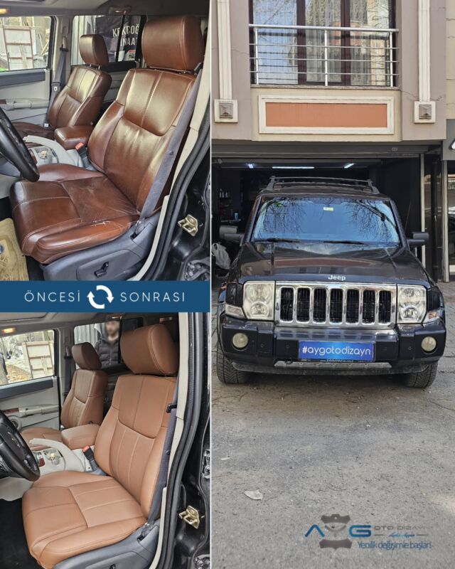 Jeep Limited Öncesi - Sonrası
Araç sahibine iyi günlerde kullanmasını diliyoruz.🤗

✅Araçta yapılan işlemler:
➡️Koltuk Döşeme 

💰Fiyat almak için; 0534 968 60 07
Yenilik değişimle başlar!
_______________________________________________
🚘 Ayg Oto Dizayn - Profesyonel Oto Deri Döşeme
🌎www.aygotodizayn.com
☎ 0534 968 6007
🏢Ambarlı Mah. Balaban Cad.No:21/A Avcılar/İstanbul