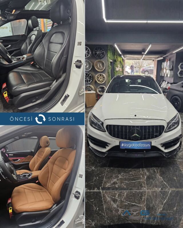 Mercedes C Serisi Öncesi - Sonrası
Araç sahibine iyi günlerde kullanmasını diliyoruz.🤗

✅Araçta yapılan işlemler:
➡️Koltuk Döşeme 
➡️Kapı Döşemesi Kaplama
➡️Direksiyon Değişimi
➡️Dijital Ekran
➡️Multimedya Ekran
➡️Ambiyans Aydınlatma

💰Fiyat almak için; 0534 968 60 07
Yenilik değişimle başlar!
_______________________________________________
🚘 Ayg Oto Dizayn - Profesyonel Oto Deri Döşeme
🌎www.aygotodizayn.com
☎ 0534 968 6007
🏢Ambarlı Mah. Balaban Cad.No:21/A Avcılar/İstanbul