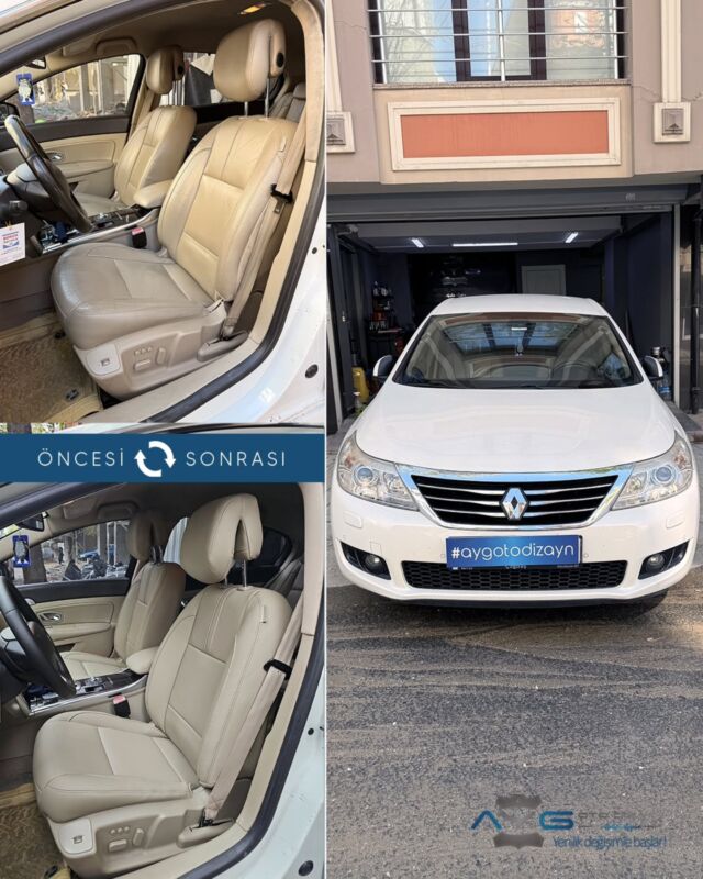 Renault Latitude Öncesi - Sonrası
Araç sahibine iyi günlerde kullanmasını diliyoruz.🤗

✅Araçta yapılan işlemler:
➡️Koltuk Döşeme
➡️Direksiyon Kaplama
➡️Ön 2 Kemer Değişimi

💰Fiyat almak için; 0534 968 60 07
Yenilik değişimle başlar!
_______________________________________________
🚘 Ayg Oto Dizayn - Profesyonel Oto Deri Döşeme
🌎www.aygotodizayn.com
☎ 0534 968 6007
🏢Ambarlı Mah. Balaban Cad.No:21/A Avcılar/İstanbul