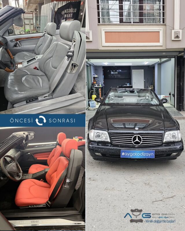 Mercedes SL320 Öncesi - Sonrası
Araç sahibine iyi günlerde kullanmasını diliyoruz.🤗

✅Araçta yapılan işlemler:
➡️Koltuk Döşeme
➡️Kapı Döşemesi Kaplama
➡️Taban Halısı Kaplama
➡️Direksiyon Kaplama
➡️Kemer Yenileme
➡️Plastik Aksam Boyama
➡️Maun Kaplama
➡️Araca Özel Eva Paspas

💰Fiyat almak için; 0534 968 60 07
Yenilik değişimle başlar!
_______________________________________________
🚘 Ayg Oto Dizayn - Profesyonel Oto Deri Döşeme
🌎www.aygotodizayn.com
☎ 0534 968 6007
🏢Ambarlı Mah. Balaban Cad.No:21/A Avcılar/İstanbul