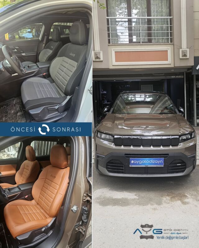 Jeep Compass 0 km Öncesi - Sonrası
Araç sahibine iyi günlerde kullanmasını diliyoruz.🤗

✅Araçta yapılan işlemler:
➡️Koltuk Döşeme
➡️Kapı Döşemesi Kaplama

💰Fiyat almak için; 0534 968 60 07
Yenilik değişimle başlar!
_______________________________________________
🚘 Ayg Oto Dizayn - Profesyonel Oto Deri Döşeme
🌎www.aygotodizayn.com
☎ 0534 968 6007
🏢Ambarlı Mah. Balaban Cad.No:21/A Avcılar/İstanbul