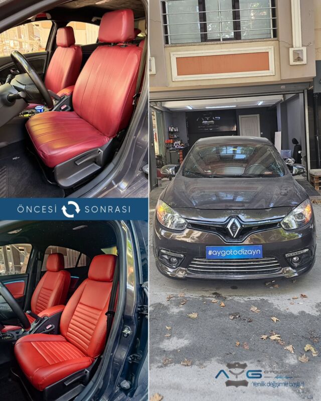 Renault Fluence Öncesi - Sonrası
Araç sahibine iyi günlerde kullanmasını diliyoruz.🤗

✅Araçta yapılan işlemler:
➡️Koltuk Döşeme
➡️Kapı Döşemesi Kaplama
➡️Yıldız Tavan (Starlight) 

💰Fiyat almak için; 0534 968 60 07
Yenilik değişimle başlar!
_______________________________________________
🚘 Ayg Oto Dizayn - Profesyonel Oto Deri Döşeme
🌎www.aygotodizayn.com
☎ 0534 968 6007
🏢Ambarlı Mah. Balaban Cad.No:21/A Avcılar