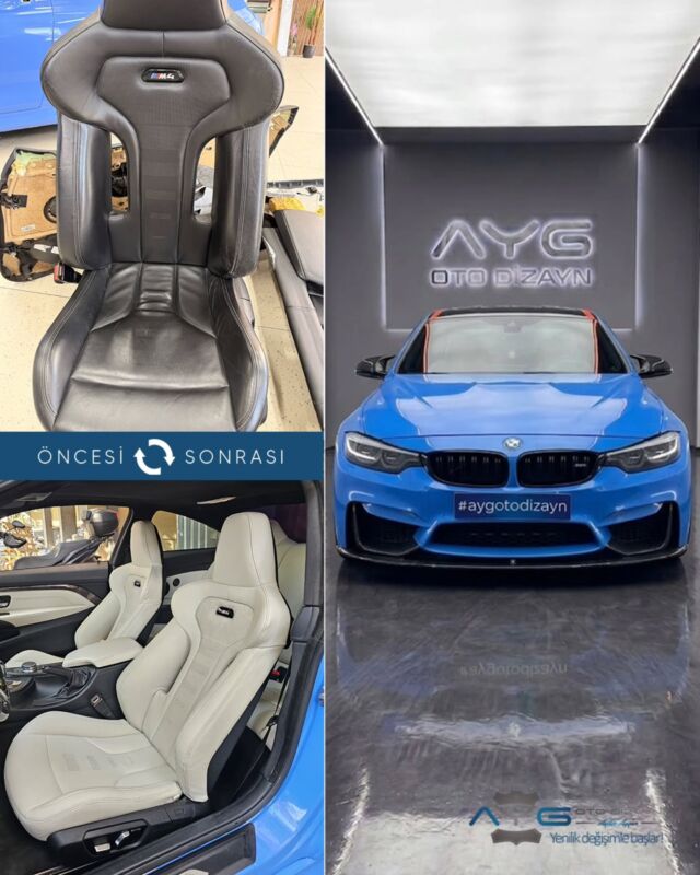 Bmw M4 Öncesi - Sonrası
Araç sahibine iyi günlerde kullanmasını diliyoruz.🤗

✅Araçta yapılan işlemler:
➡️Koltuk Döşeme
➡️Kapı Döşemesi Kaplama

💰Fiyat almak için; 0534 968 60 07
Yenilik değişimle başlar!
_______________________________________________
🚘 Ayg Oto Dizayn - Profesyonel Oto Deri Döşeme
🌎www.aygotodizayn.com
☎ 0534 968 6007
🏢Ambarlı Mah. Balaban Cad.No:21/A Avcılar/İstanbul